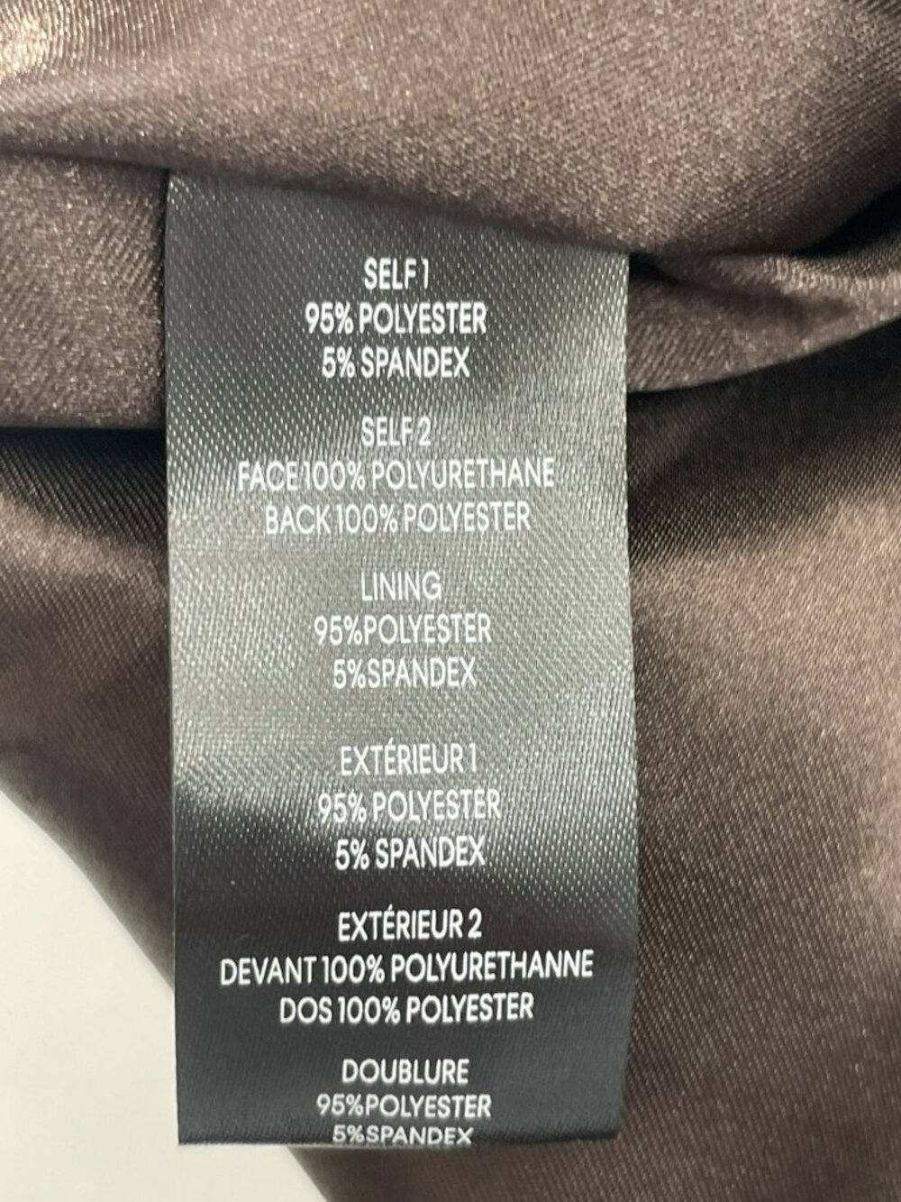Milly Eve Suede & Leather Combo Vegan Shift Dress Charcoal/Blk Sz 4 MSRP$495 NEW - Picture 12 of 12